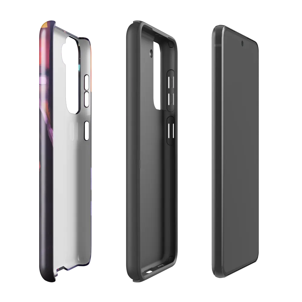 Wandering Through Neon Dreams | Phone Case |  S21 FE | Tough Case | Glossy