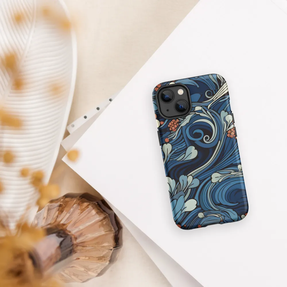 Nature's Elegance: An Oceanic Tapestry | Phone Case |  13 | Tough Case | Matte