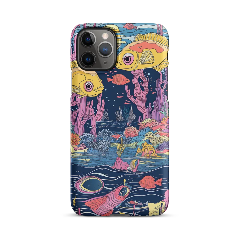 Underwater Dreamscape: A Playful Encounter | Phone Case |  11 Pro | Snap Case | Matte