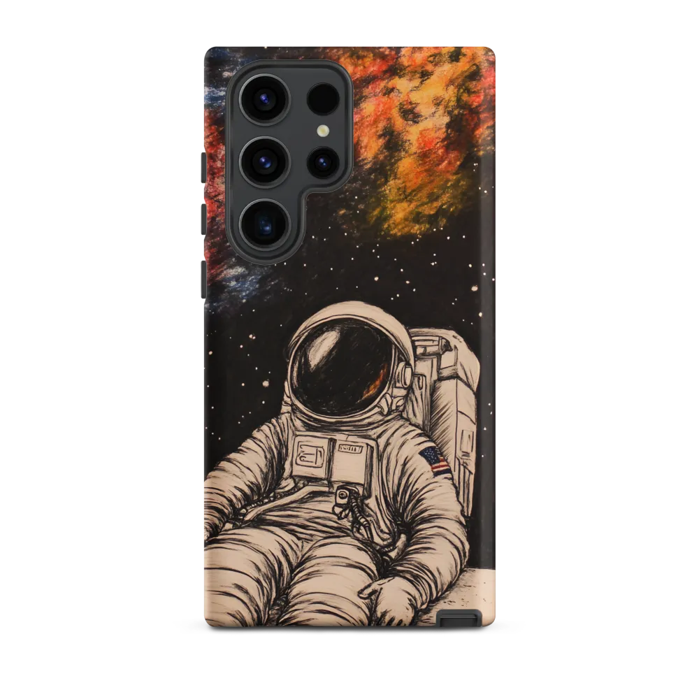 Solitude Among Stars | Phone Case |  S23 Ultra | Tough Case | Matte