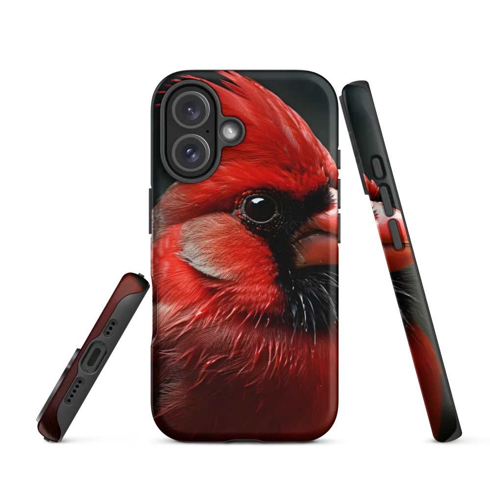 The Bold Cardinal | Phone Case |  16 | Tough Case | Matte