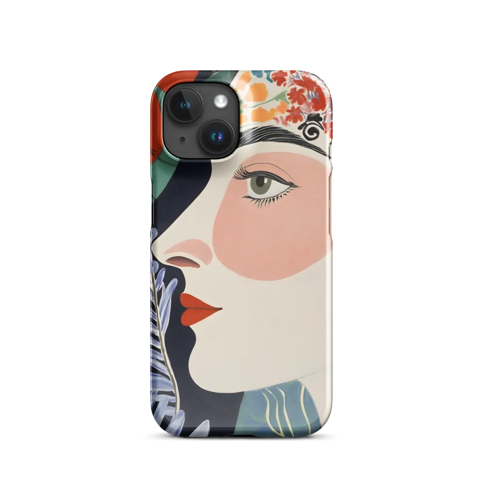 Floral Serenade: A Modern Portrait