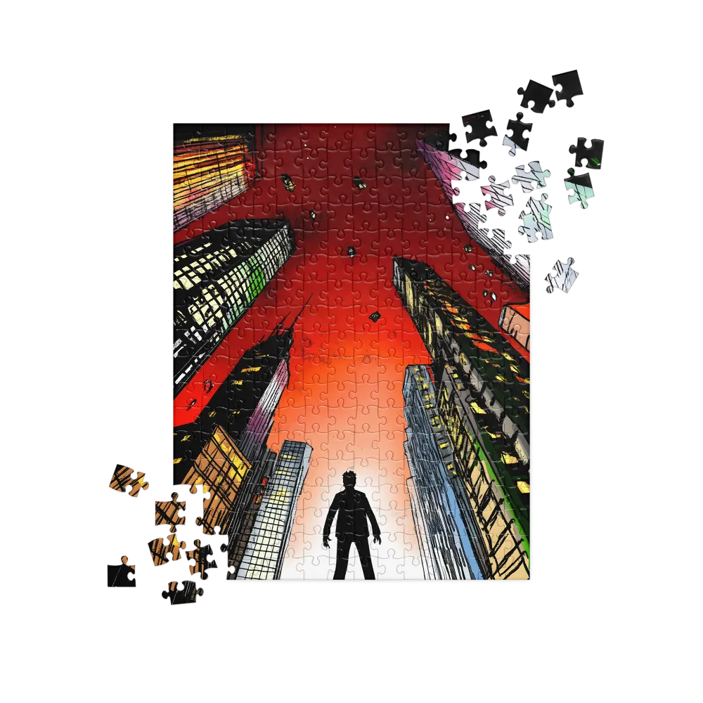 Urban Skyward: A Journey into Wonder | Jigsaw Puzzle | 252/520 pieces