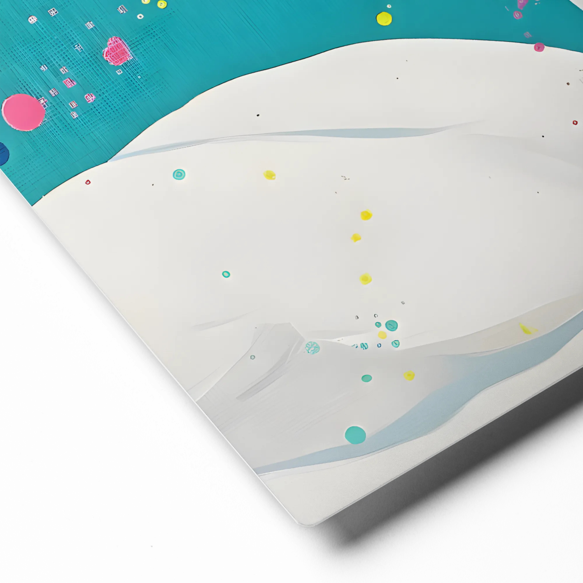 Glam Swan 
 Metal Print | 12″x 12″