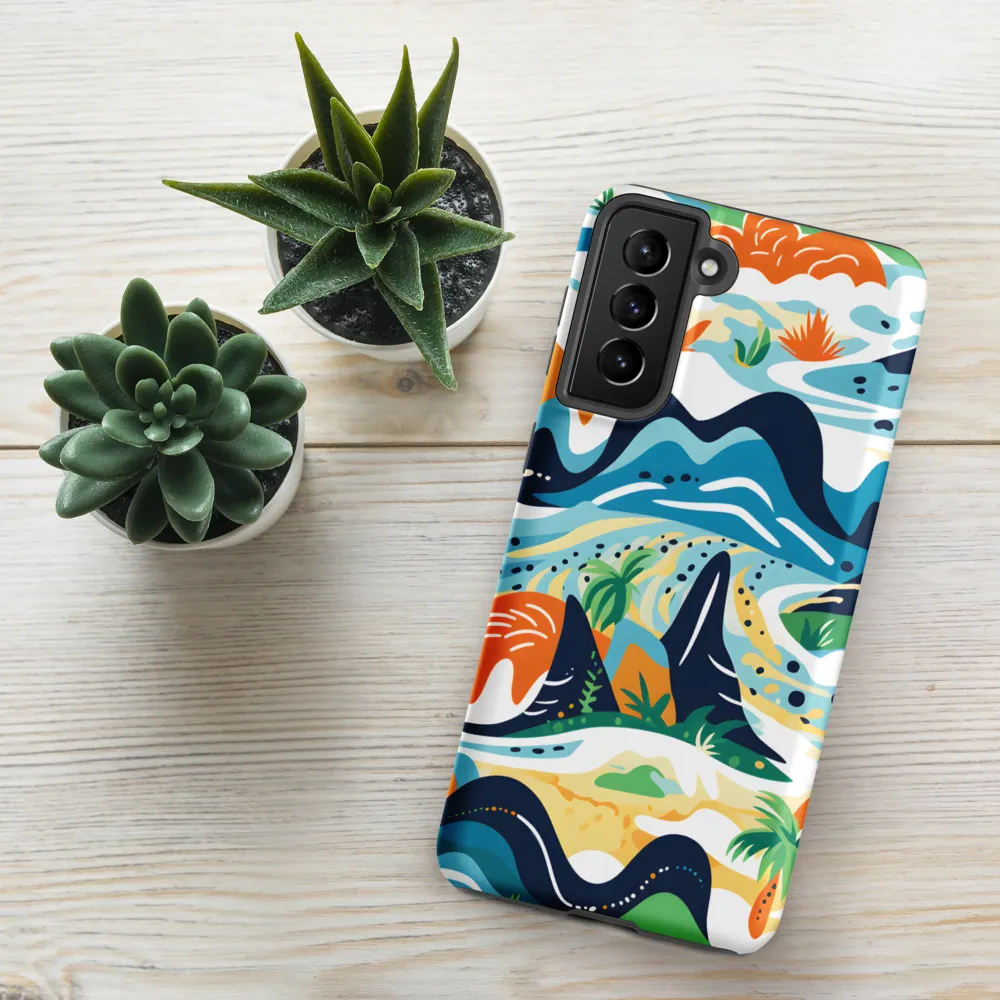 Abstract Tropical Landscape