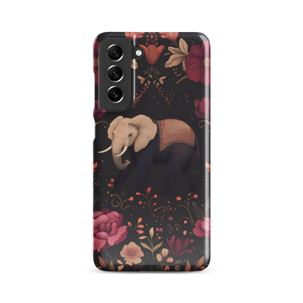Whispers of the Wild: Elephants and Blooms