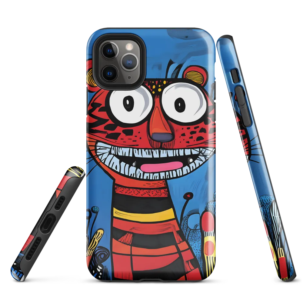 Playful Tiger Revelry | Phone Case |  11 Pro Max | Tough Case | Glossy