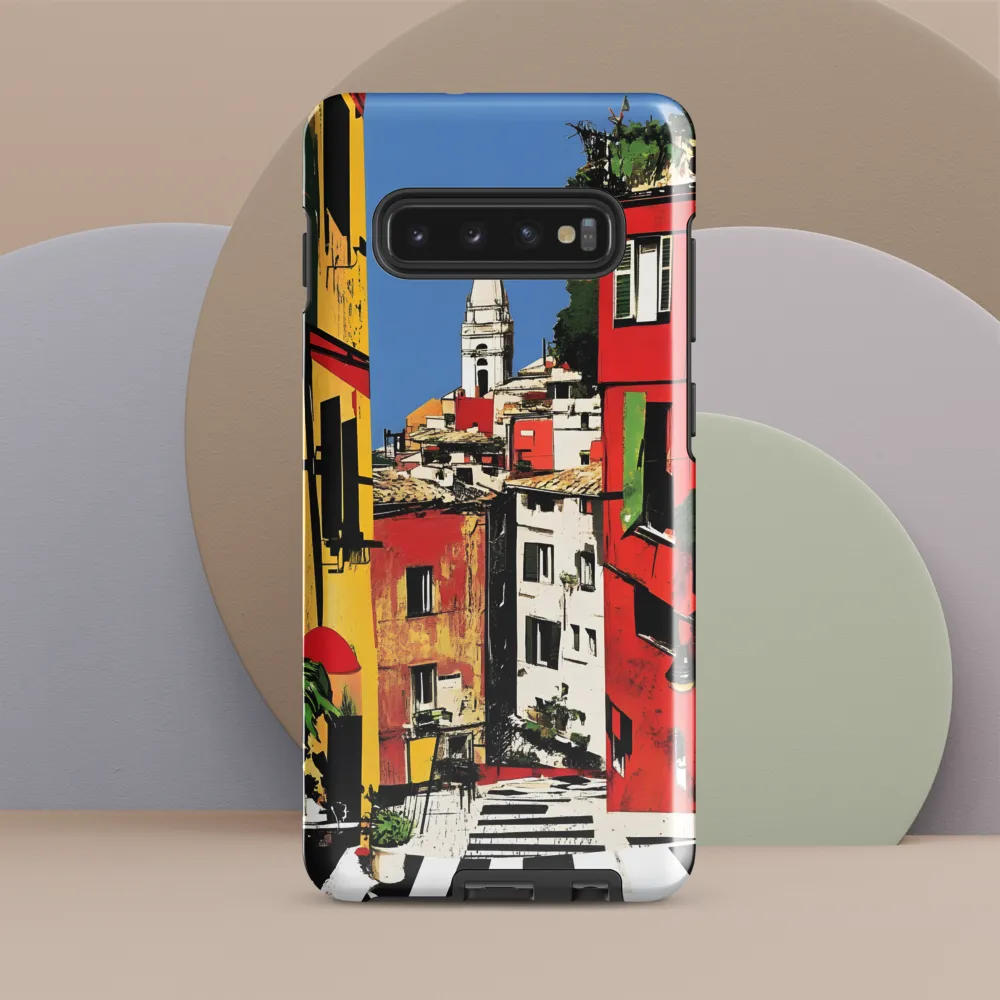 Colorful Streets of Urban Splendor | Phone Case |  S10 Plus | Tough Case | Glossy