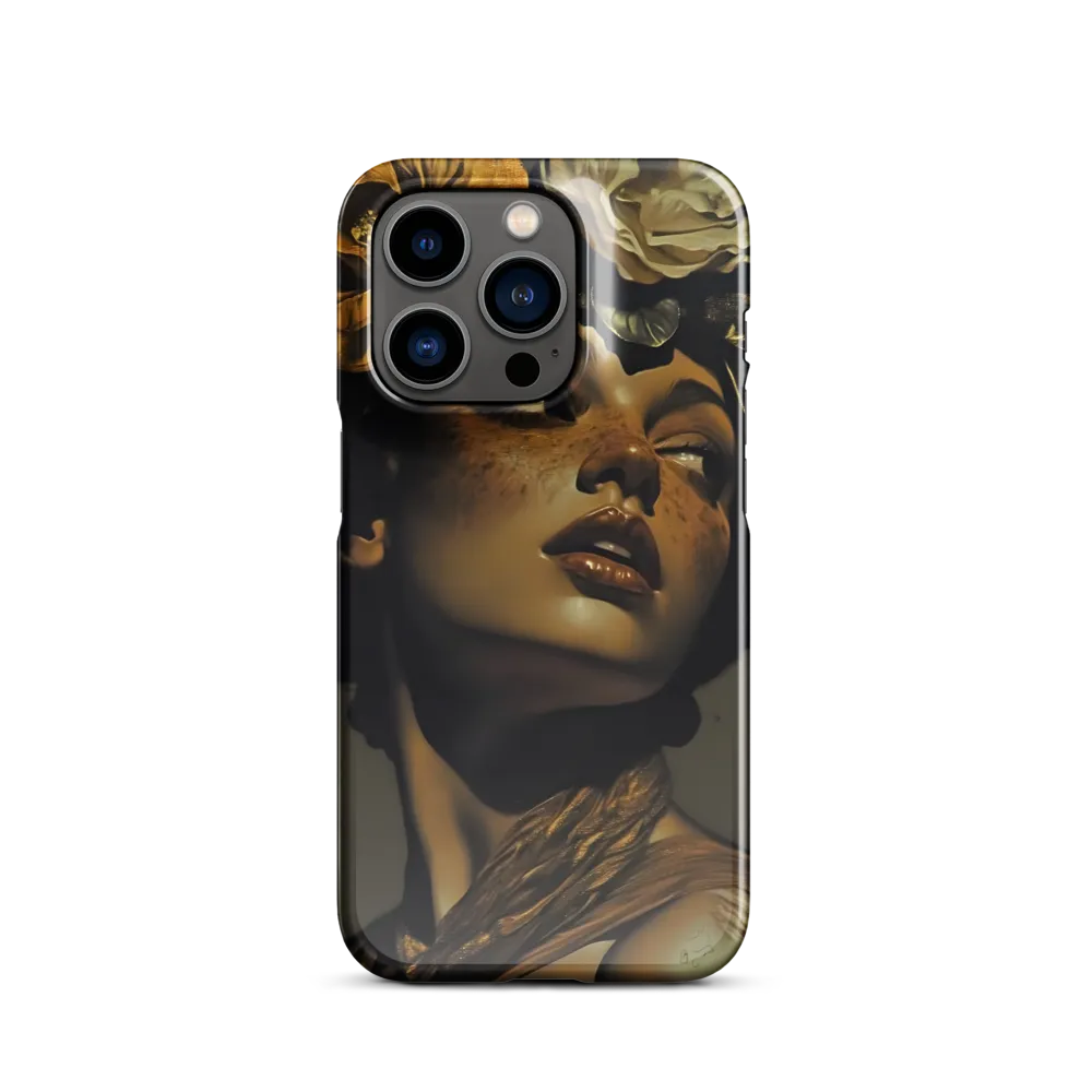 Gilded Serenity | Phone Case |  14 Pro | Snap Case | Glossy