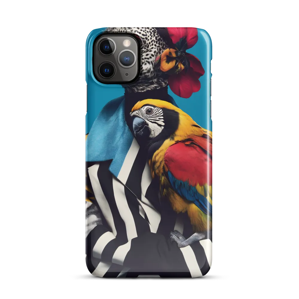 Vibrant Fusion of Flora and Fauna | Phone Case |  11 Pro Max | Snap Case | Glossy