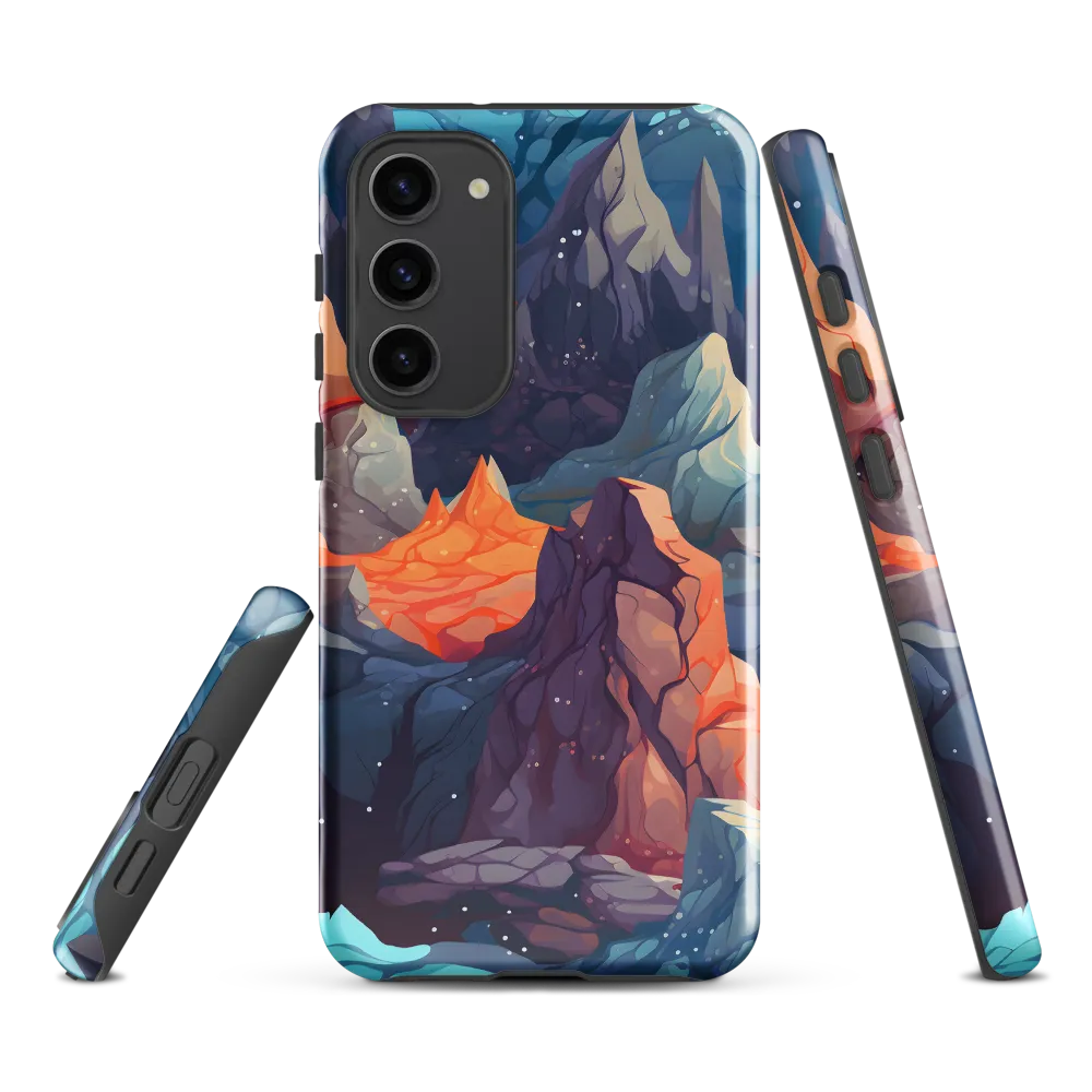 Mystical Peaks of Imagination | Phone Case |  S23 Plus | Tough Case | Glossy