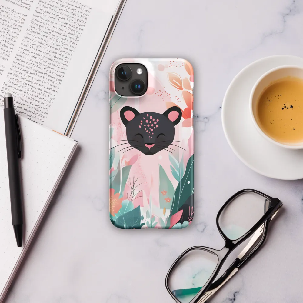Whimsical Panther in Bloom
