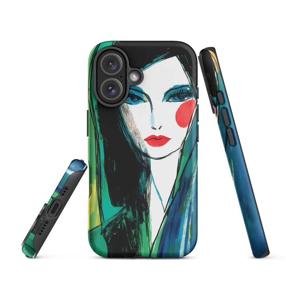 The Enigmatic Gaze | Phone Case |  16 | Tough Case | Matte