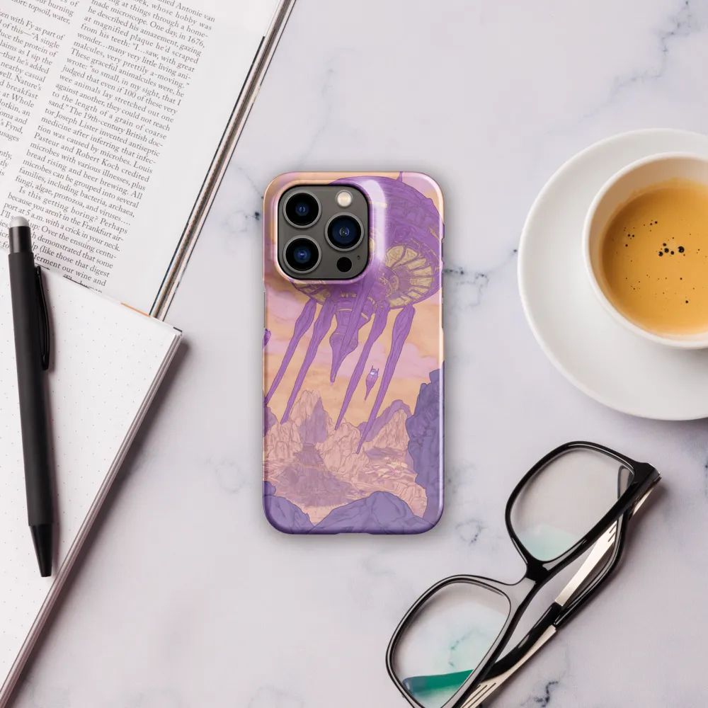 Elevated Serenity in a Futuristic Realm | Phone Case |  14 Pro | Snap Case | Glossy