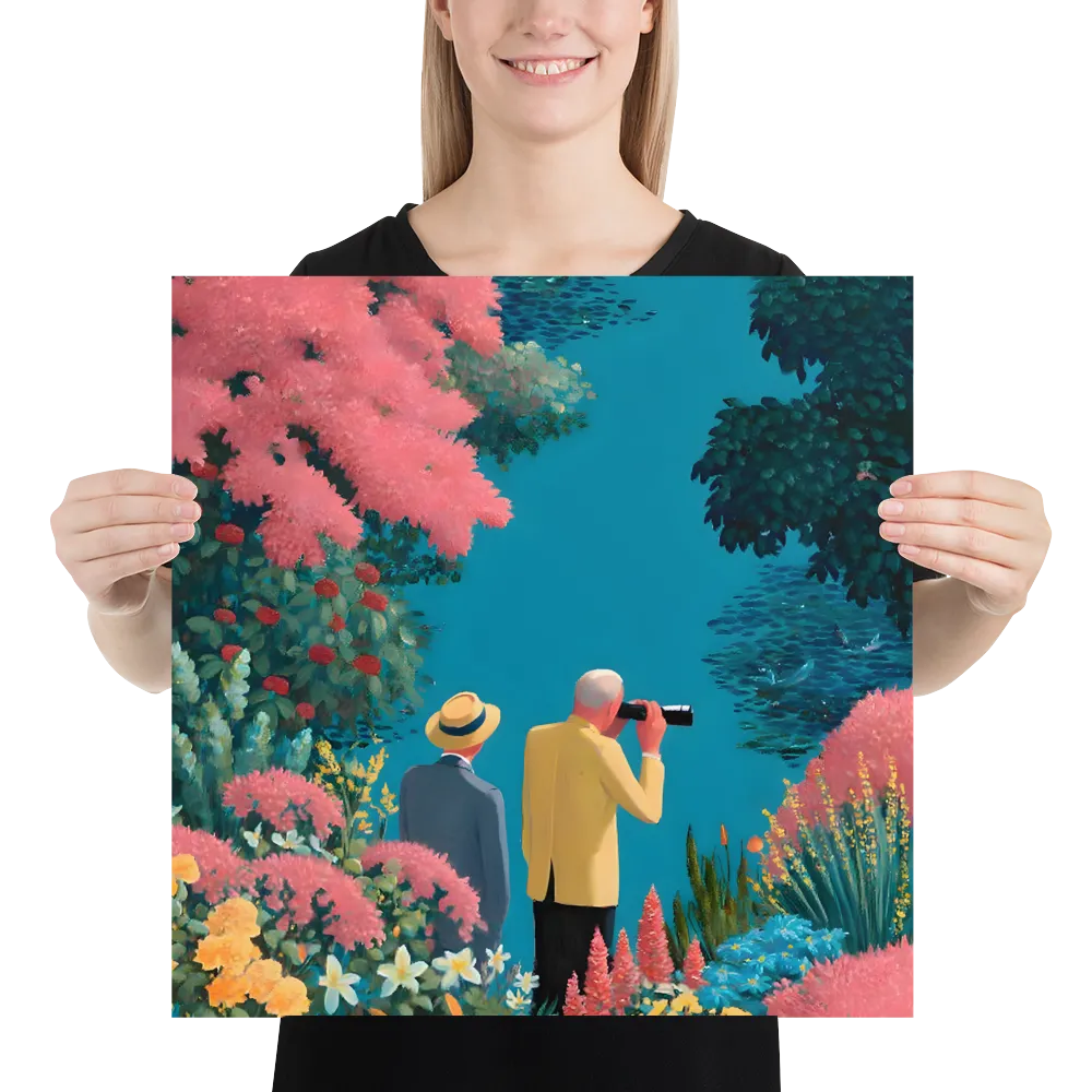 Pondside Observation 
 Poster | 18″x 18″