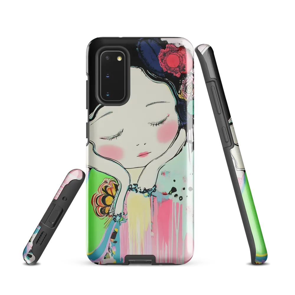 Whispers of Contemplation | Phone Case |  S20 | Tough Case | Glossy