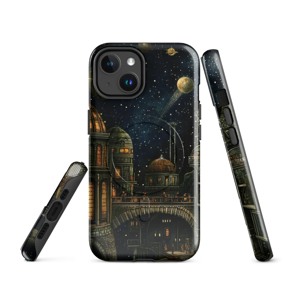 Celestial City: A Journey Through the Cosmos | Phone Case |  14 | MagSafe® Tough Case | Glossy