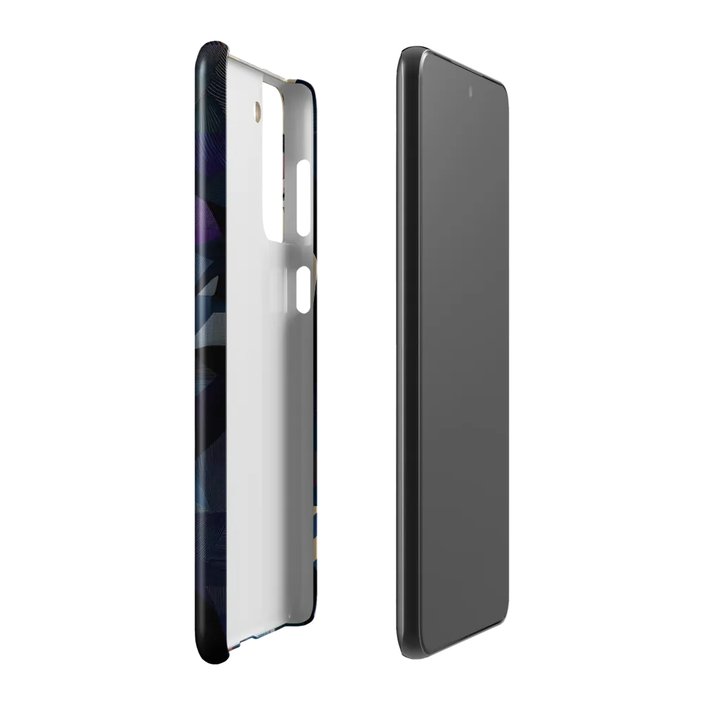 Fragmented Mystery: A Modern Portrait | Phone Case |  S21 Plus | Snap Case | Glossy