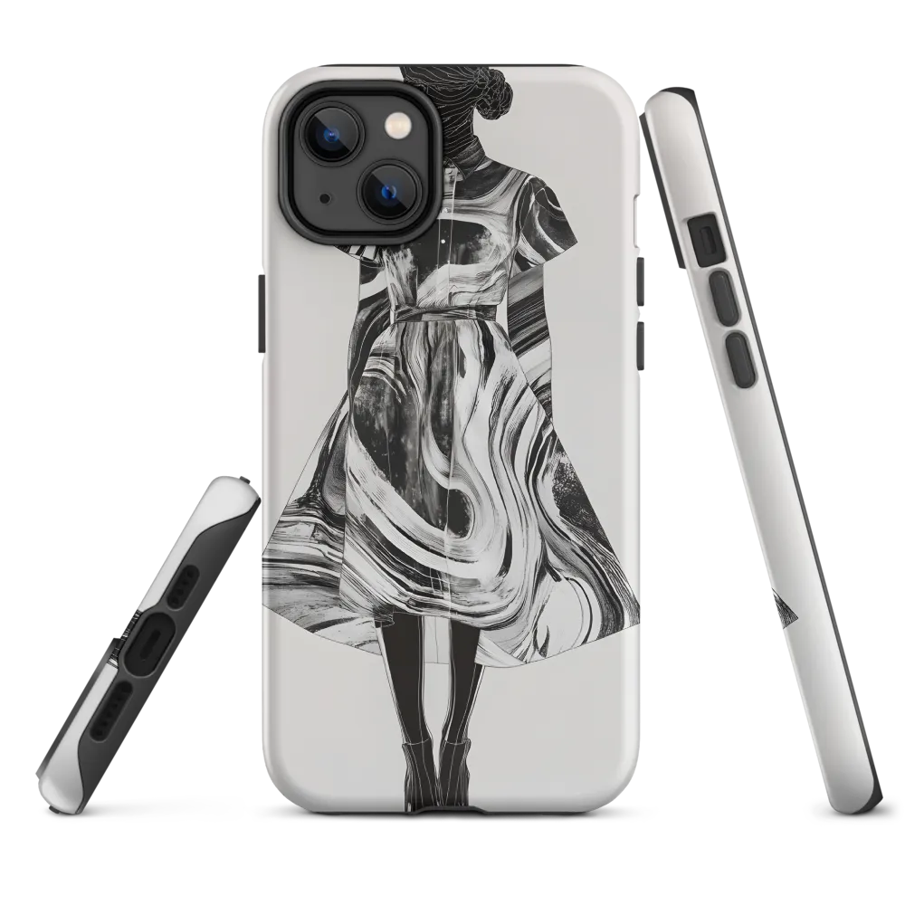 Whirls of Elegance: A Contemporary Fashion Design