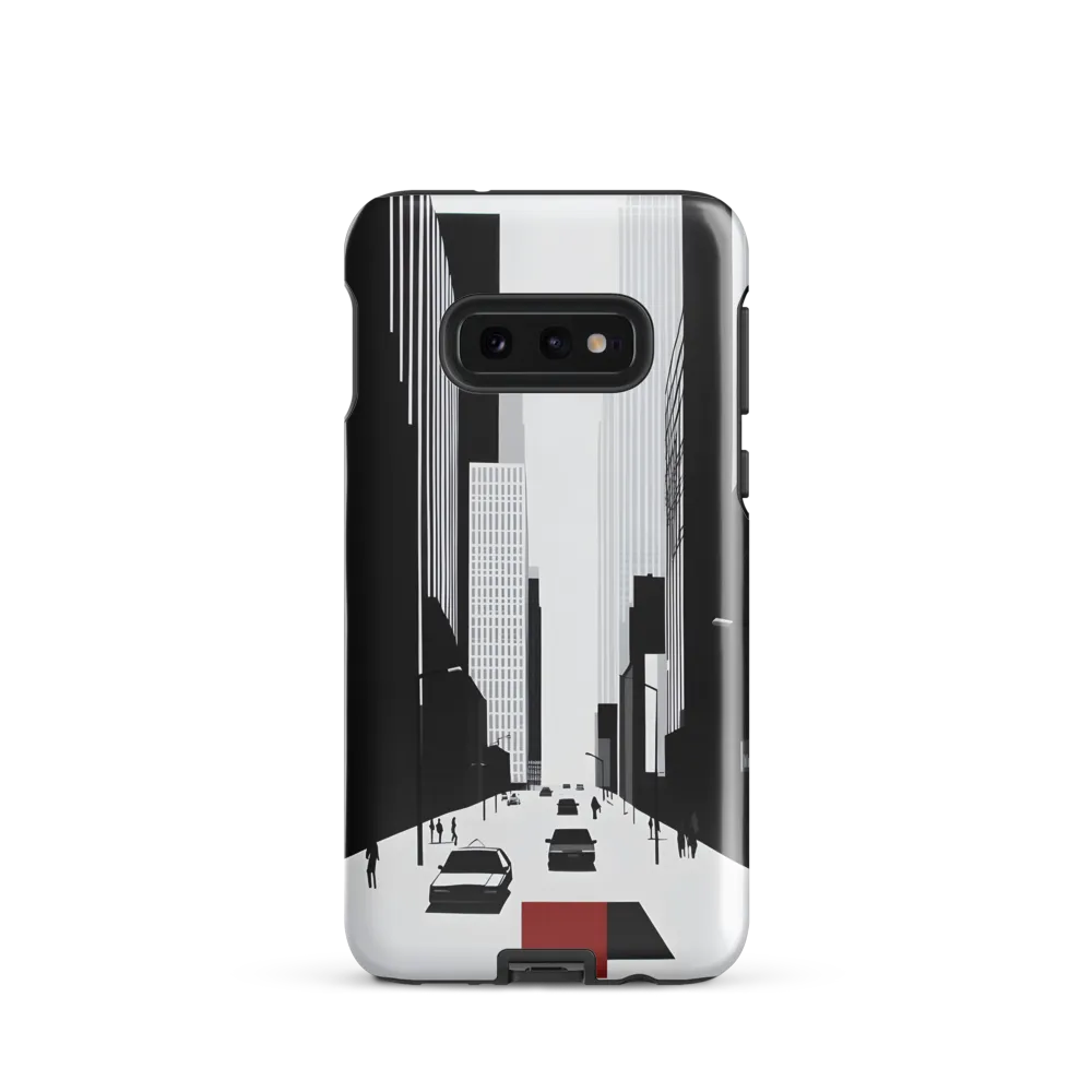 Urban Solitude: A Minimalistic Cityscape