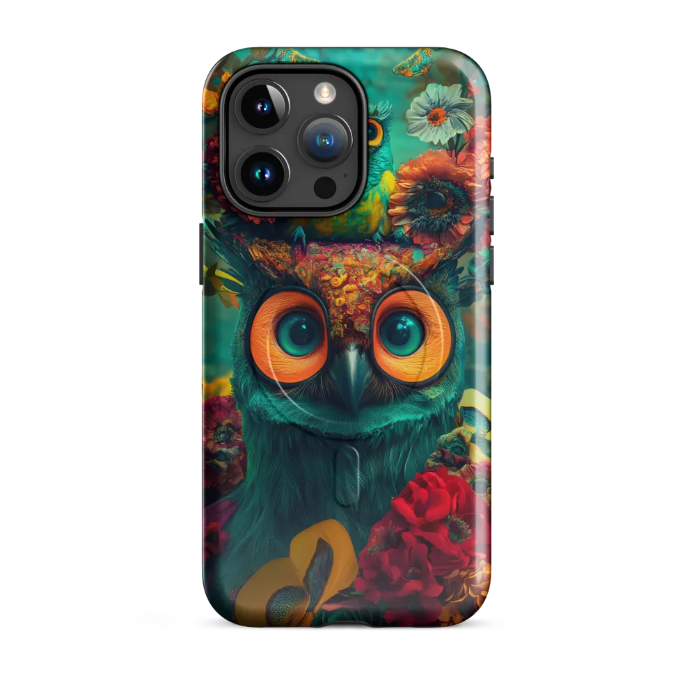 Majestic Harmony: The Floral Owl