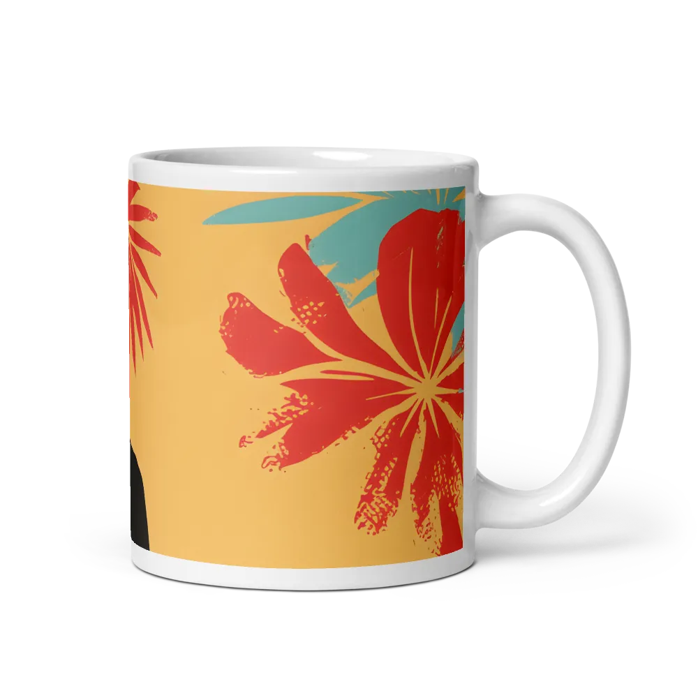 Tropical Elegance | Mug with White inside | 11 oz