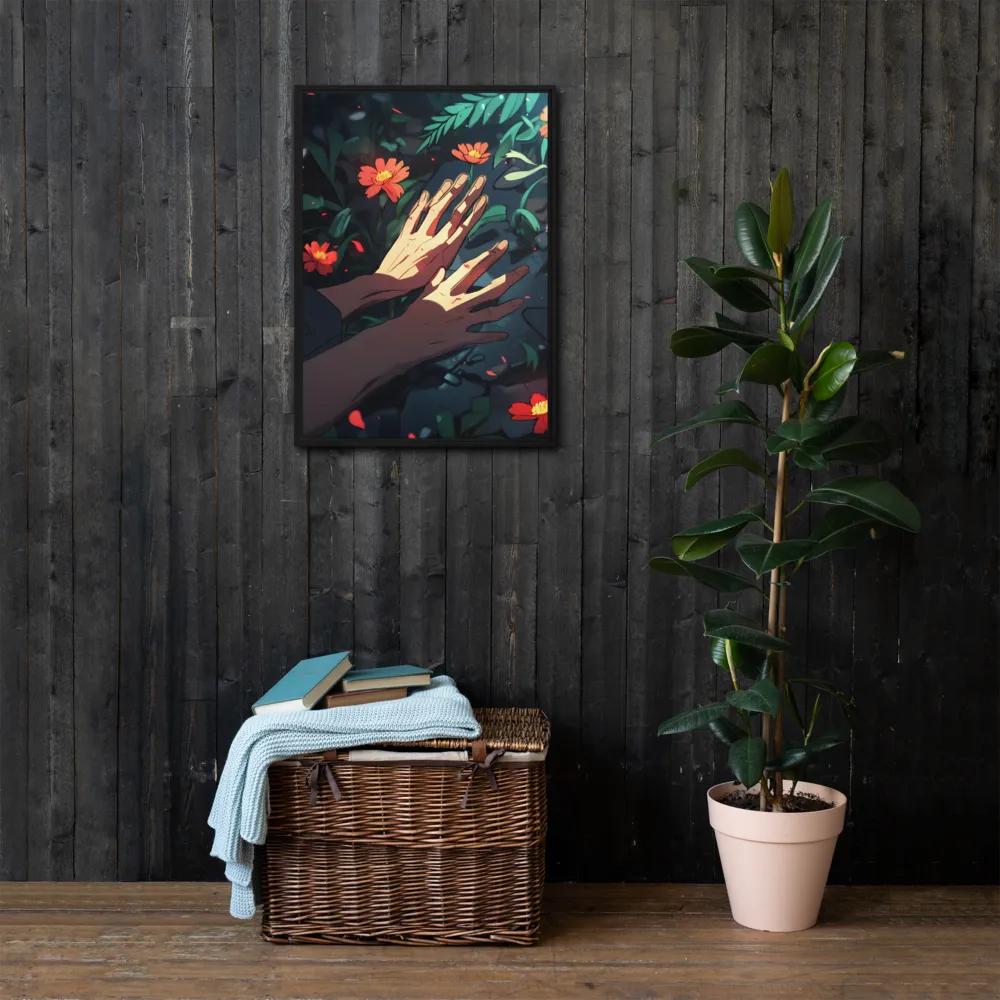 Whispers of Nature | Canvas with Black Frame | 20″×28″