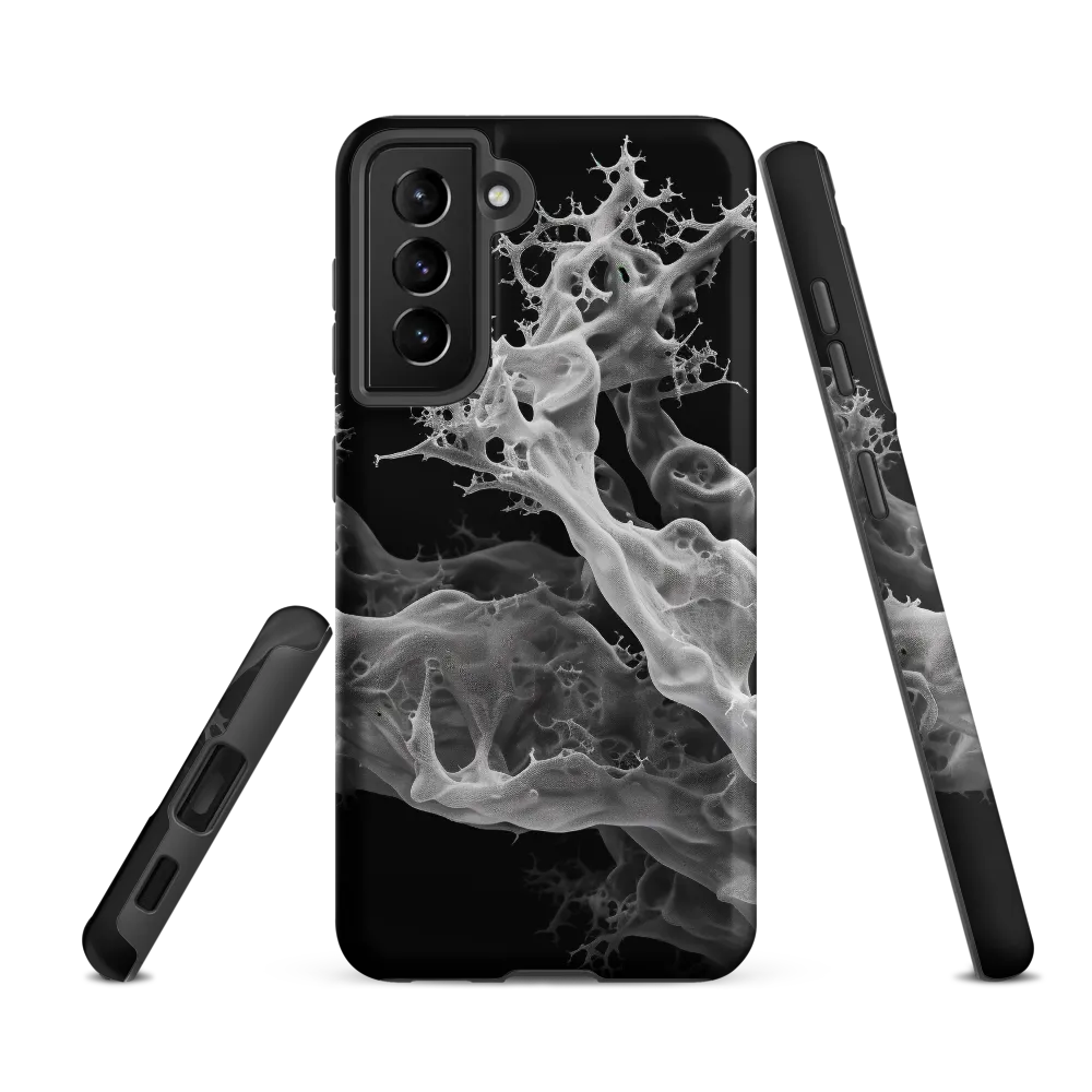 Ethereal Fractals: An Abstract Exploration | Phone Case |  S21 FE | Tough Case | Matte