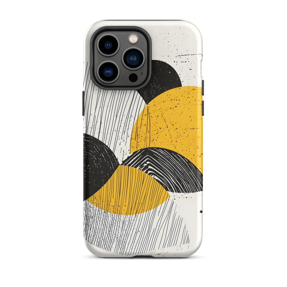 Dynamic Harmony in Black and Yellow