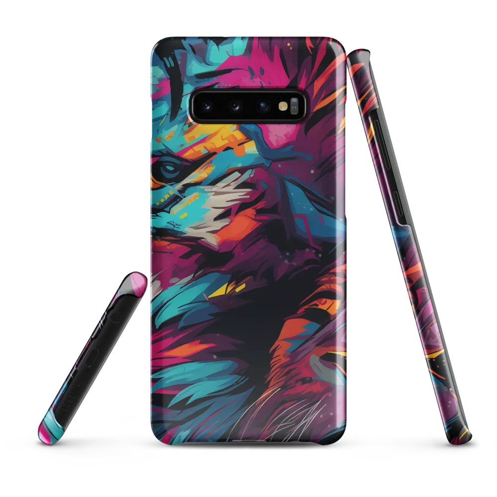 Vivid Majesty: The Modern Lion | Phone Case |  S10 Plus | Snap Case | Glossy