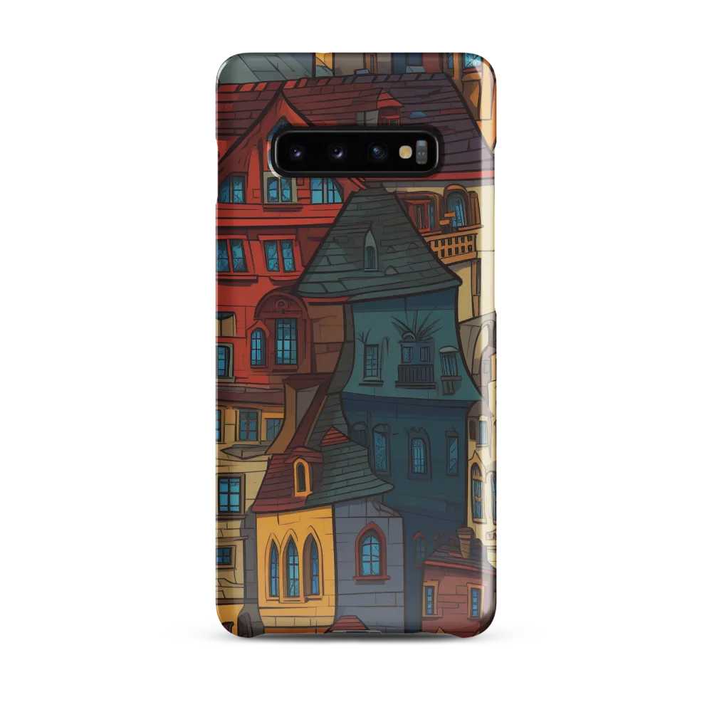 Whimsical Urban Mosaic | Phone Case |  S10 Plus | Snap Case | Glossy