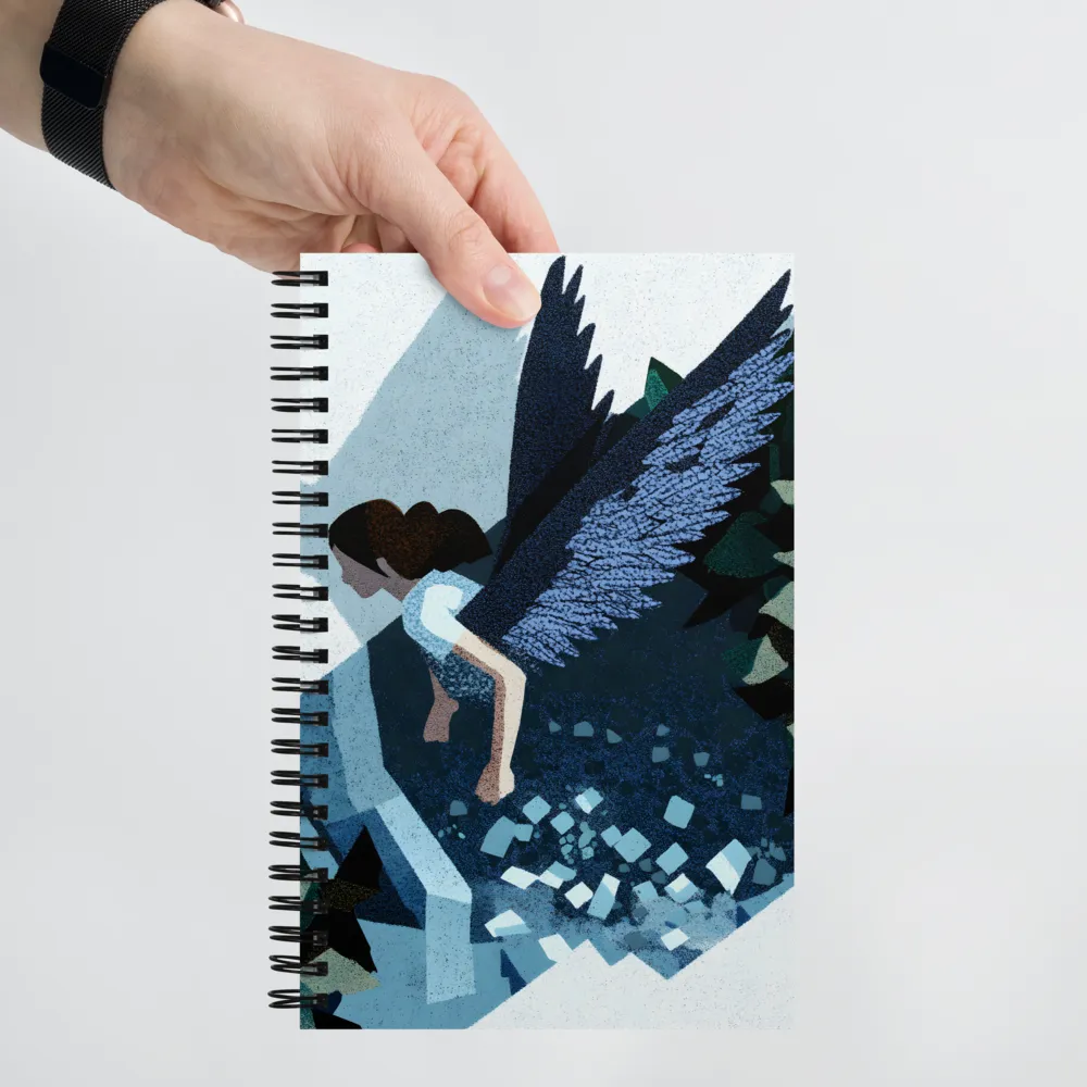 Wings of Mystique | Spiral Notebook