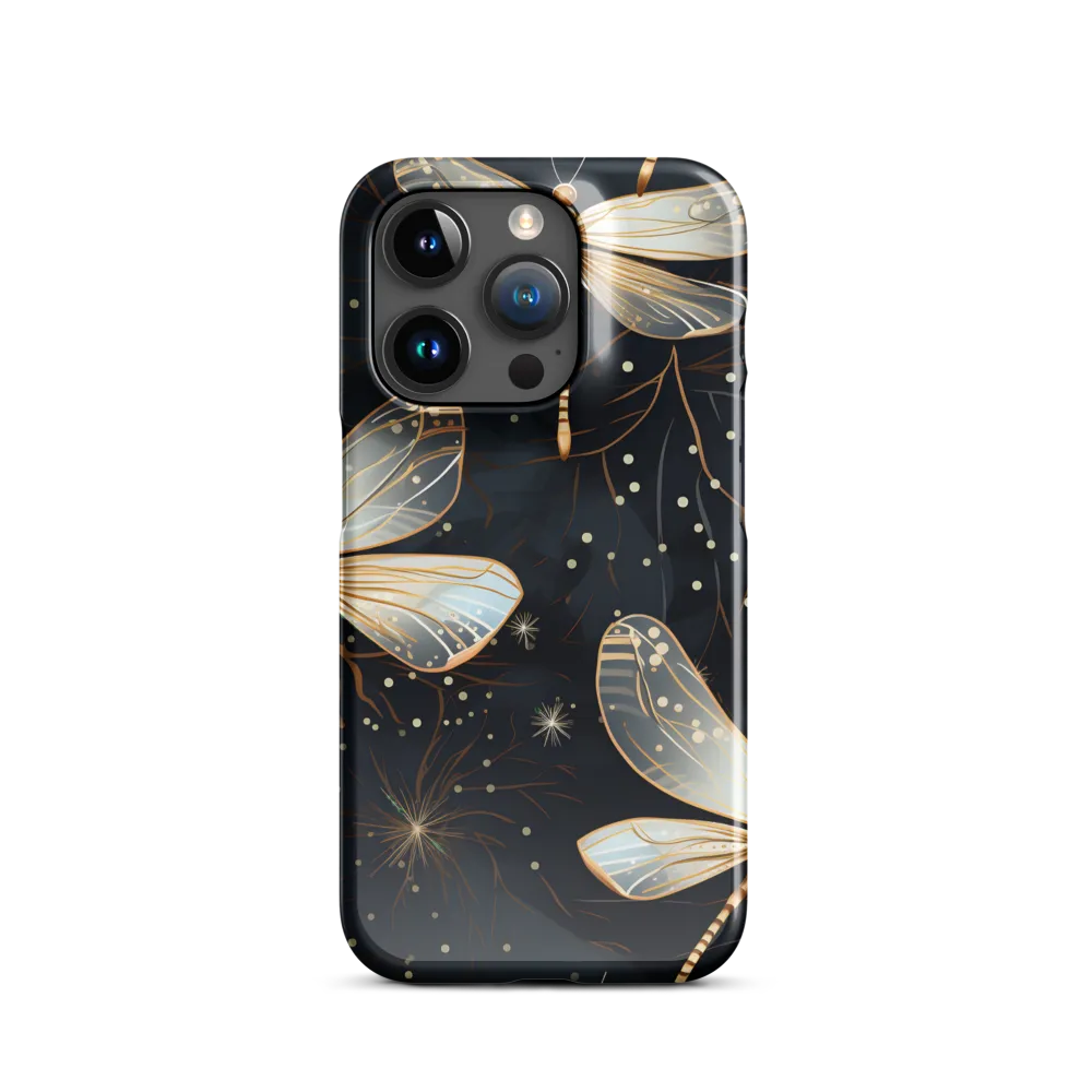Ethereal Dance: Dragonflies in a Midnight Garden