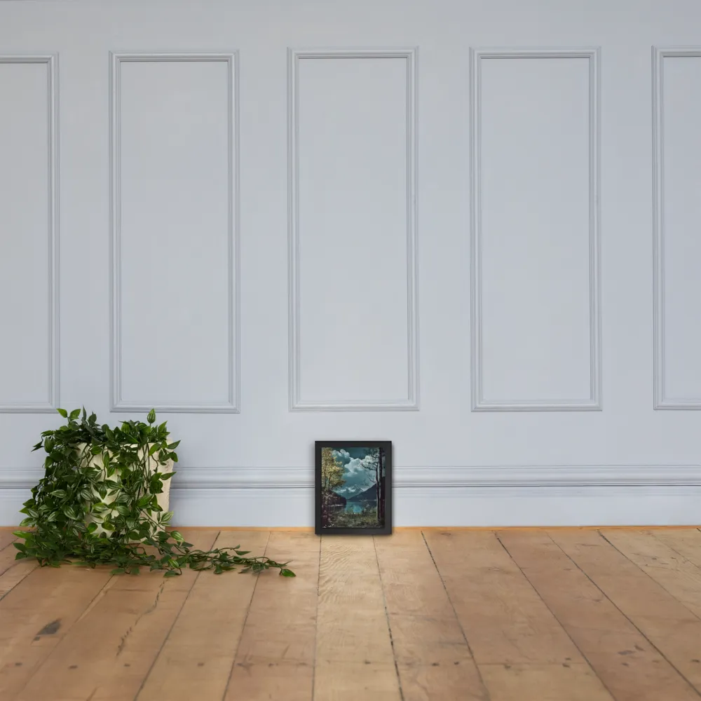 Whispers of Tranquility | Poster with Black Frame | 8″×10″