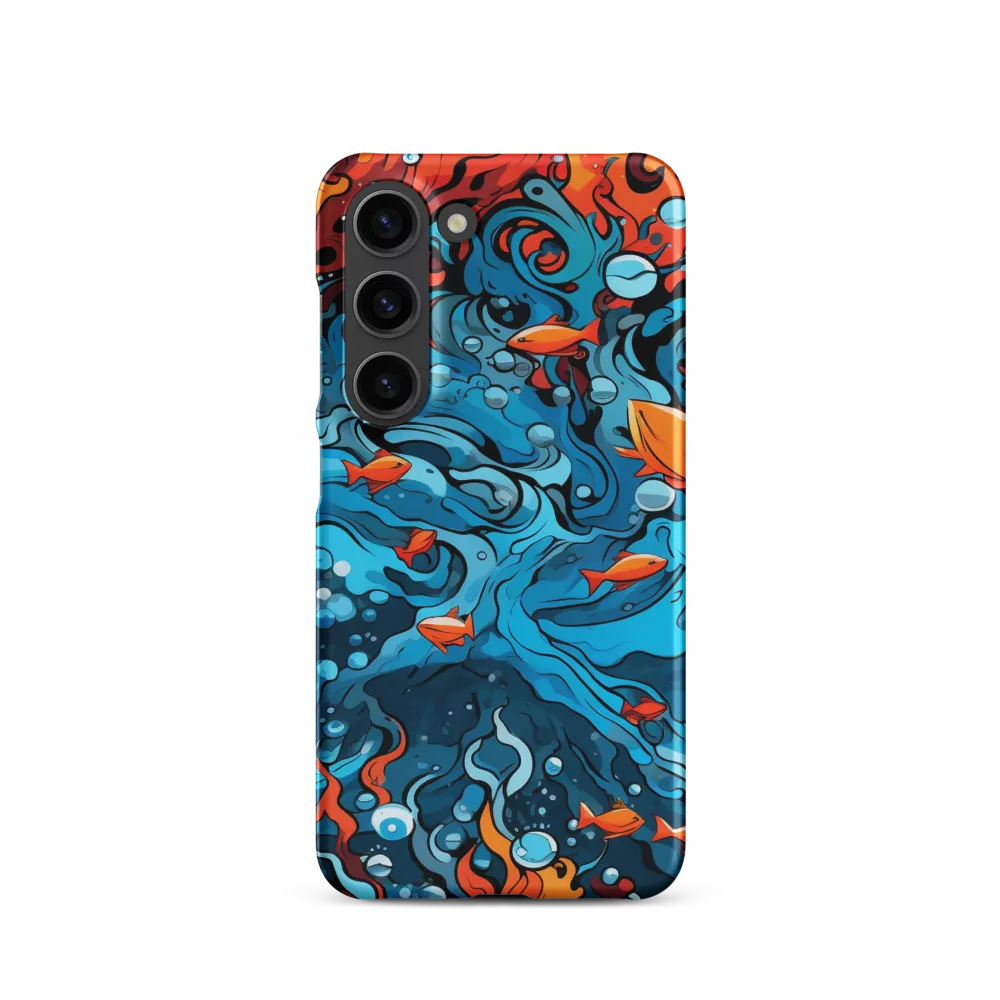 Fluid Harmony: Ocean and Flames