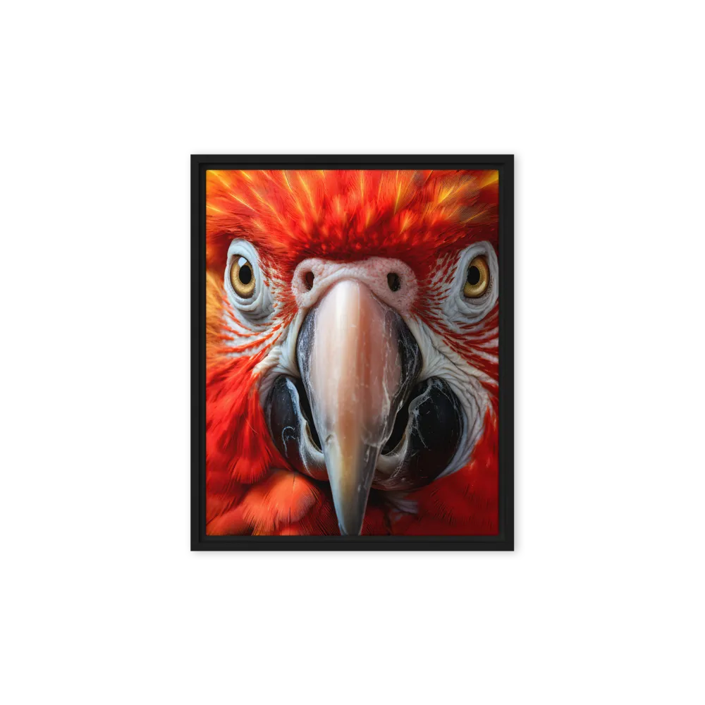 The Fiery Gaze of the Parrot