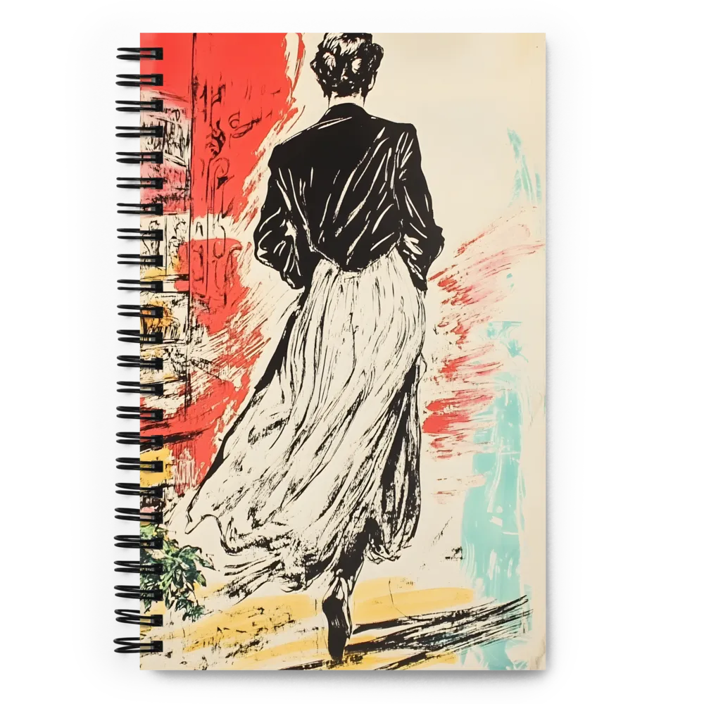 The Elegance of Motion | Spiral Notebook