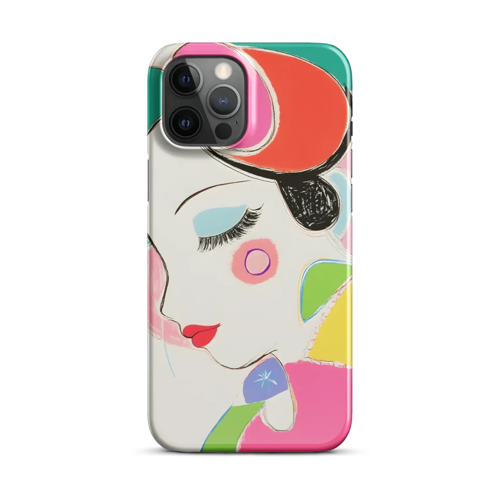 Whimsical Portrait in Colorful Abstraction