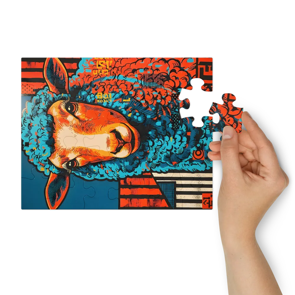 Electric Sheep 
 Jigsaw Puzzle in Tin Box