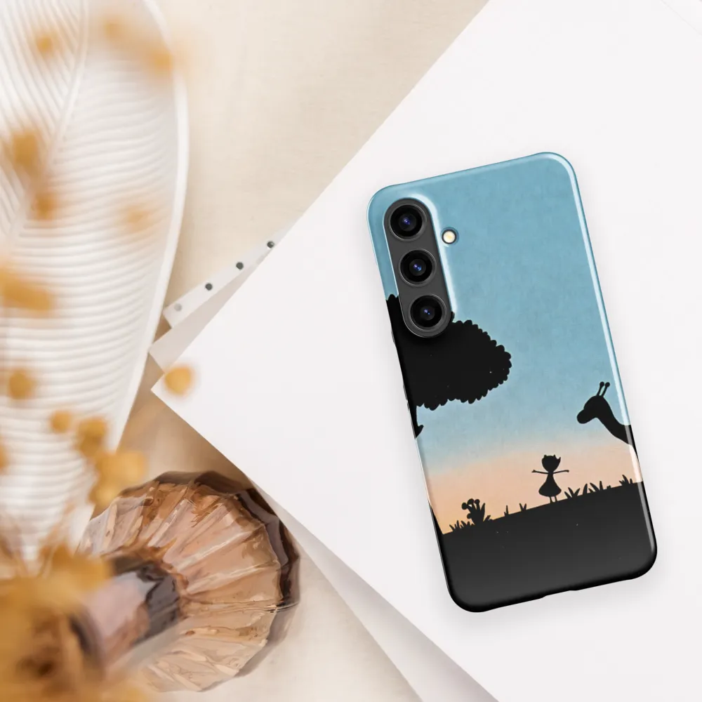 Curiosity in the Silhouette | Phone Case |  S24 Plus | Snap Case | Glossy