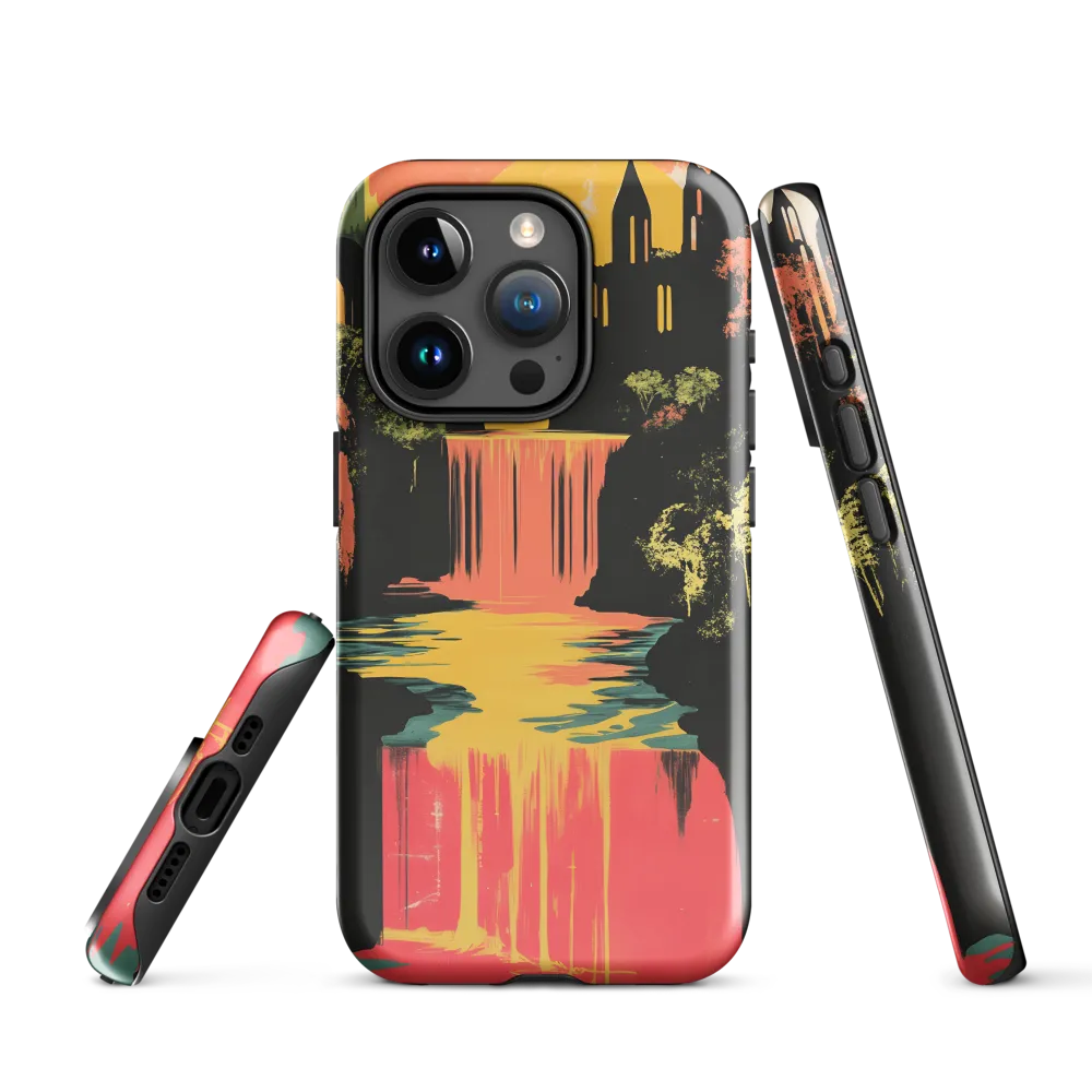Elysian Echoes: A Surreal Reflections | Phone Case |  15 Pro | Tough Case | Glossy