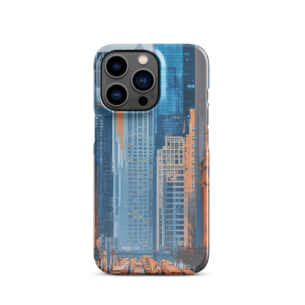 Urban Symphony in Blue and Orange