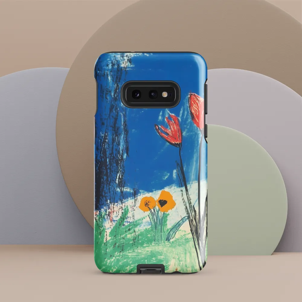 Joyful Blossoms in Blue