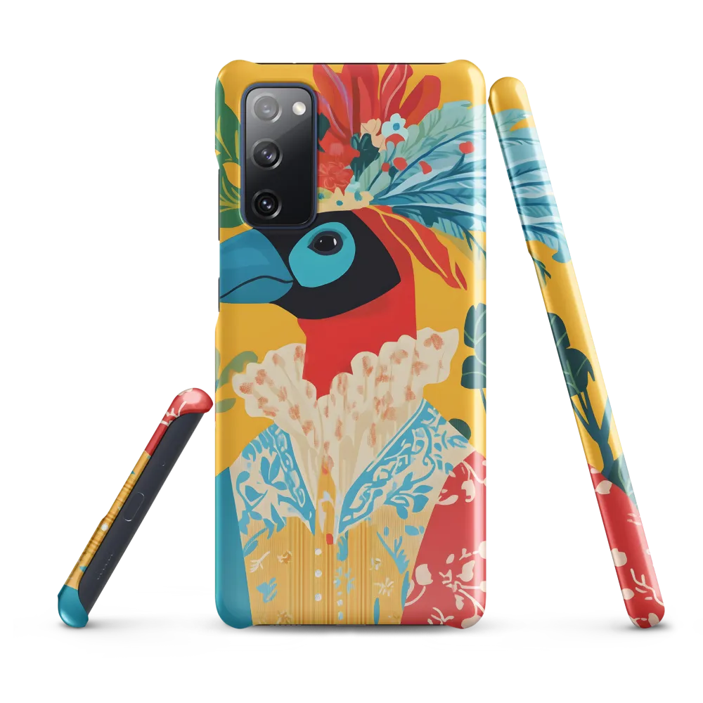 The Regal Parrot: A Celebration of Color | Phone Case |  S20 FE | Snap Case | Glossy