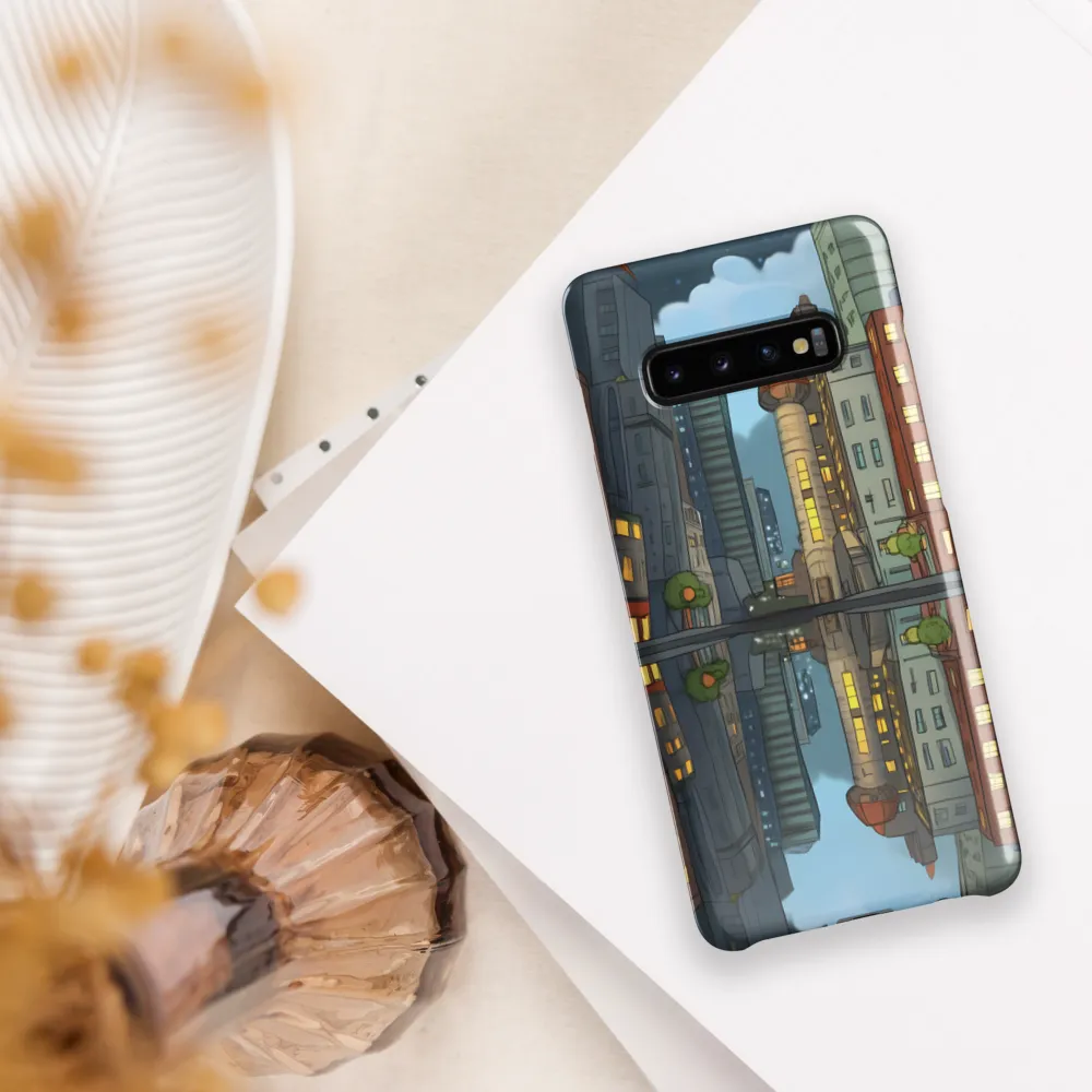 Reflections of a Serene City | Phone Case |  S10 Plus | Snap Case | Glossy