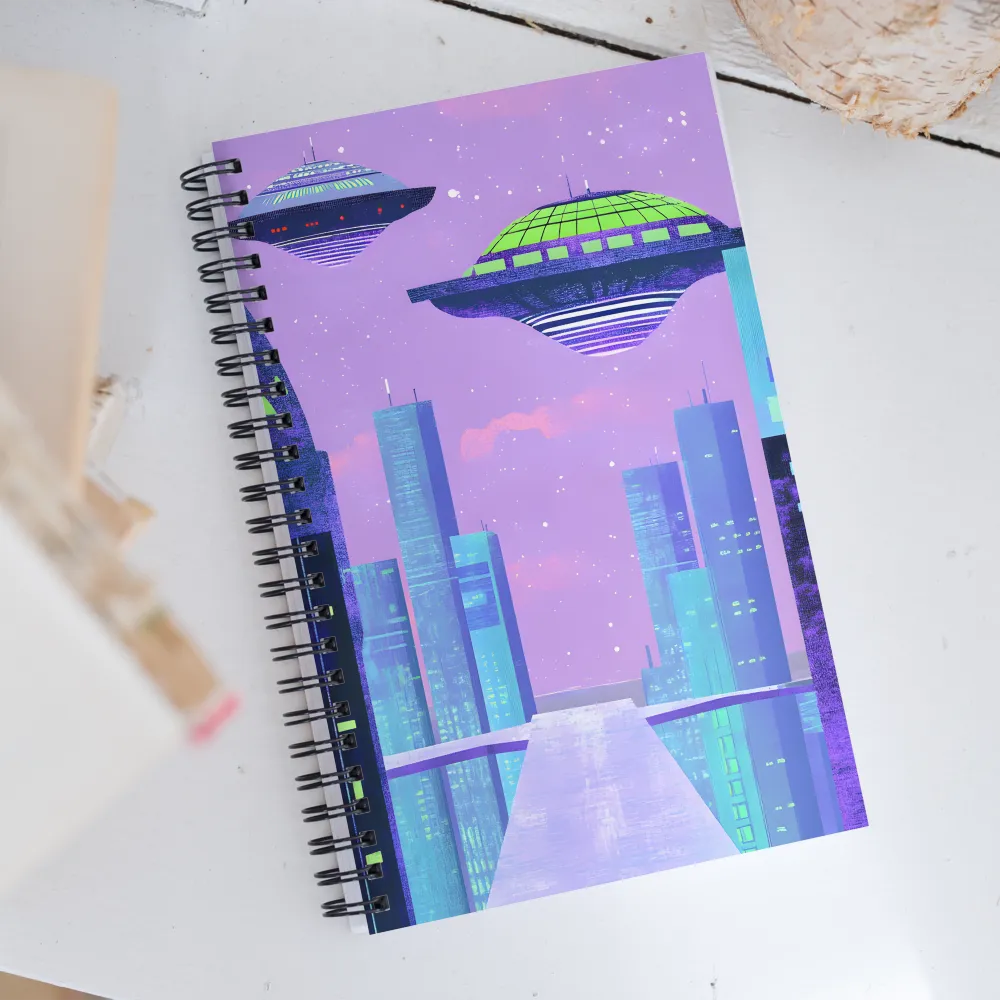 The Cosmic Urbanity | Spiral Notebook