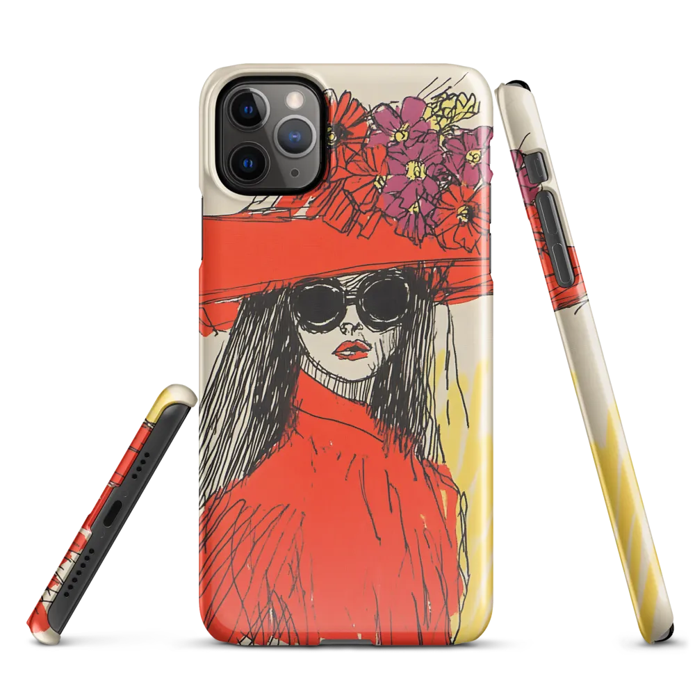 Floral Elegance: A Bold Fashion Statement | Phone Case |  11 Pro Max | Snap Case | Glossy