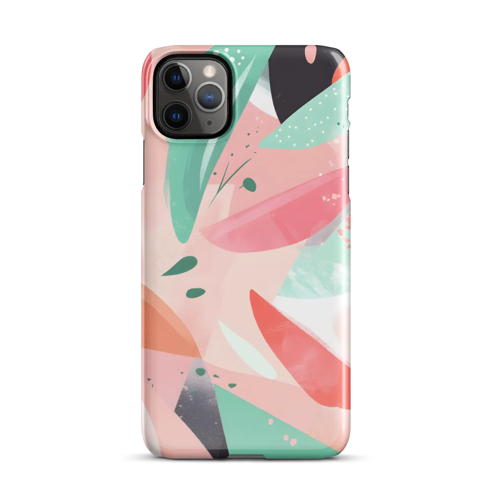 Whimsical Harmony: An Abstract Encounter | Phone Case |  11 Pro Max | Snap Case | Glossy