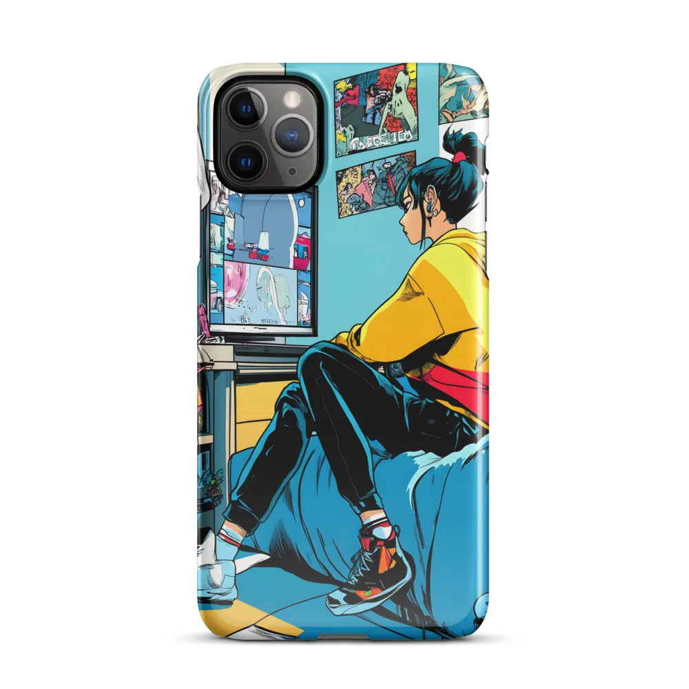 Contemplation in a Digital Space | Phone Case |  11 Pro Max | Snap Case | Glossy