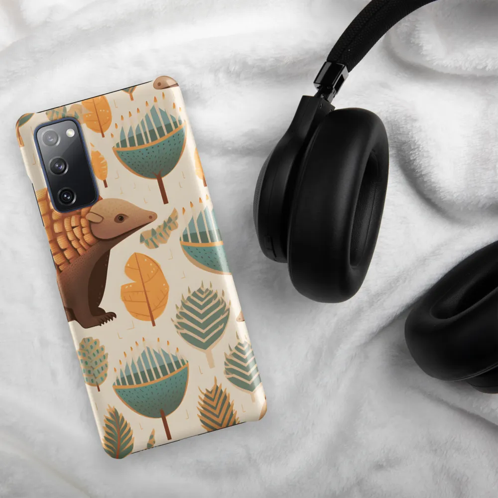 Pangolins in a Whimsical Habitat | Phone Case |  S20 FE | Snap Case | Matte